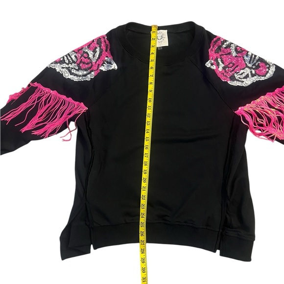 Western style fringe and sequins! Beautiful top by Fantastic Fawn  Boutique. - Picture 7 of 10